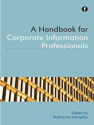 cover image of A Handbook for Corporate Information Professionals
